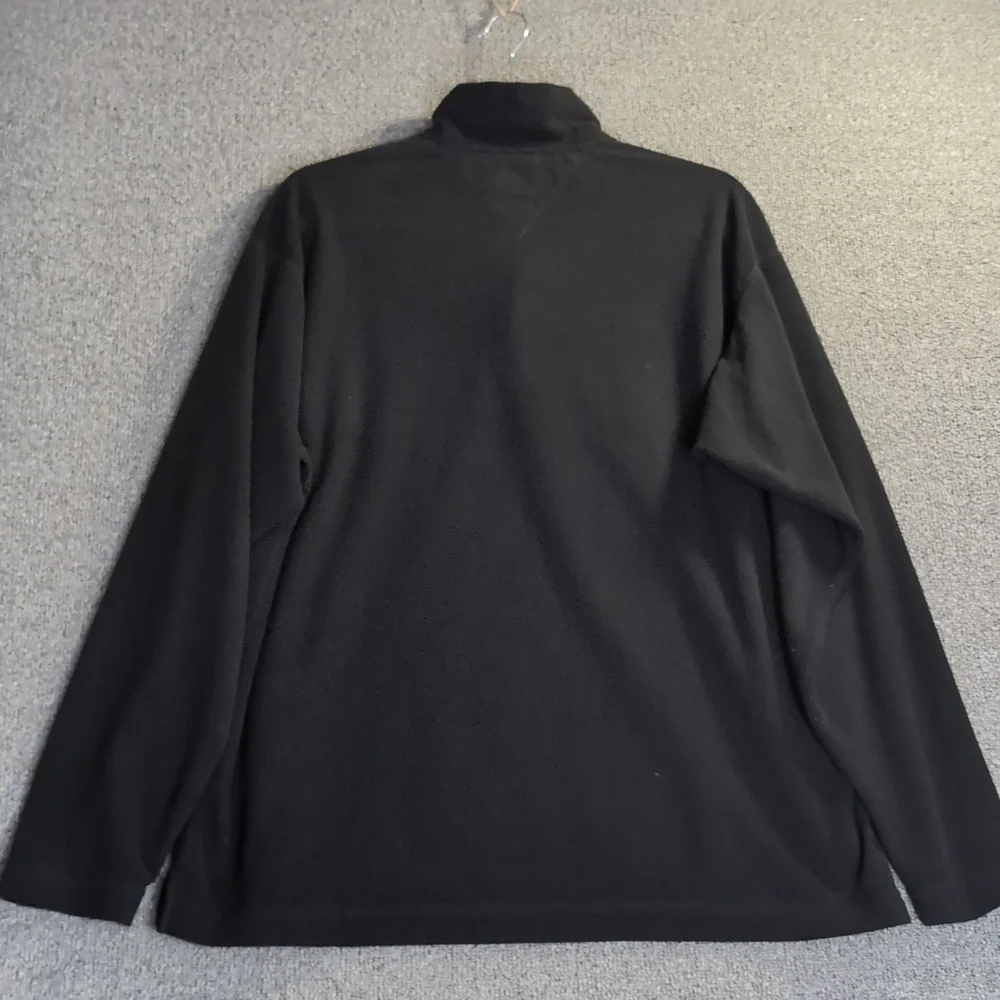 VTG 90s PATAGONIA 1/4 Snap T Fleece Pullover Jacket 52401 Black USA Made Medium - Picture 6 of 11